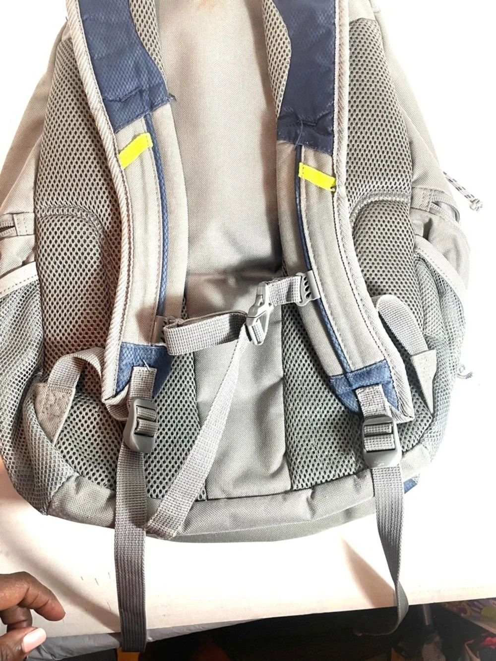 Outdoor Product Morph 26 Backpack Blue Gray Neon Hiking Travel School Bag